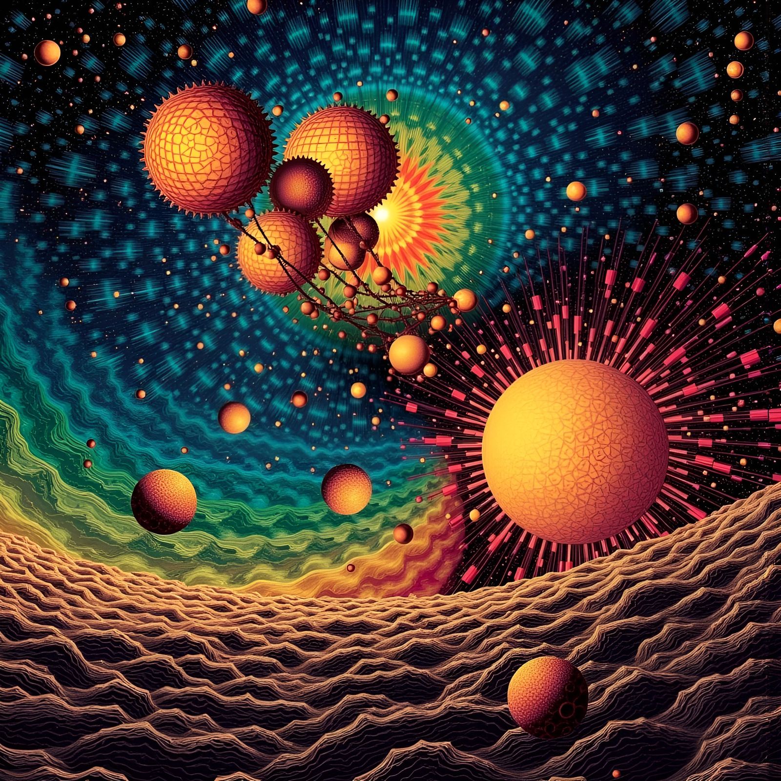 Surreal Destruction: Digital Art of Awe