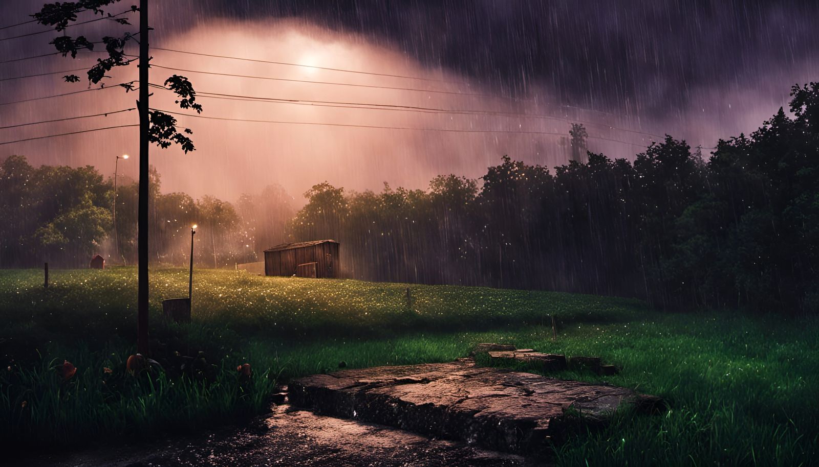 AI Interpretation of 'I Love a Rainy Night'