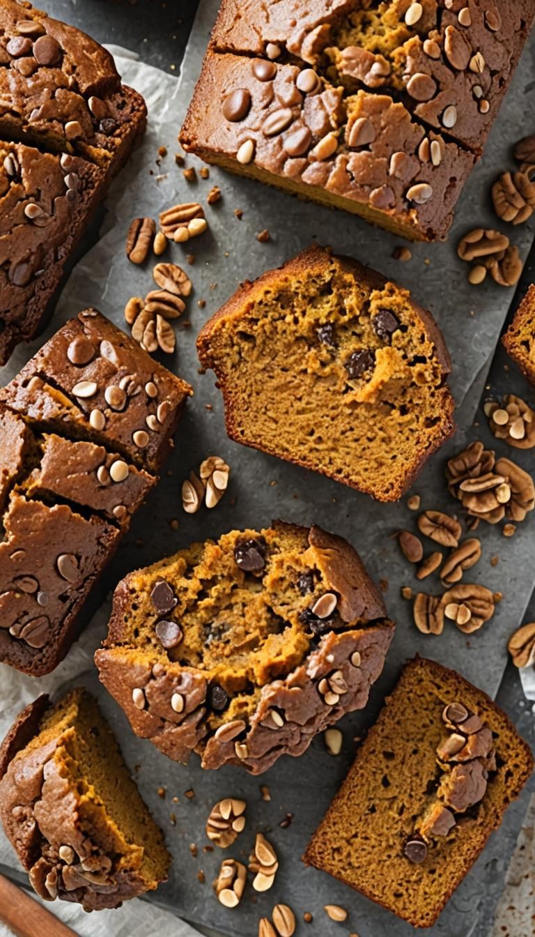 Pumpkin Muffin Bread: AI Generated Image