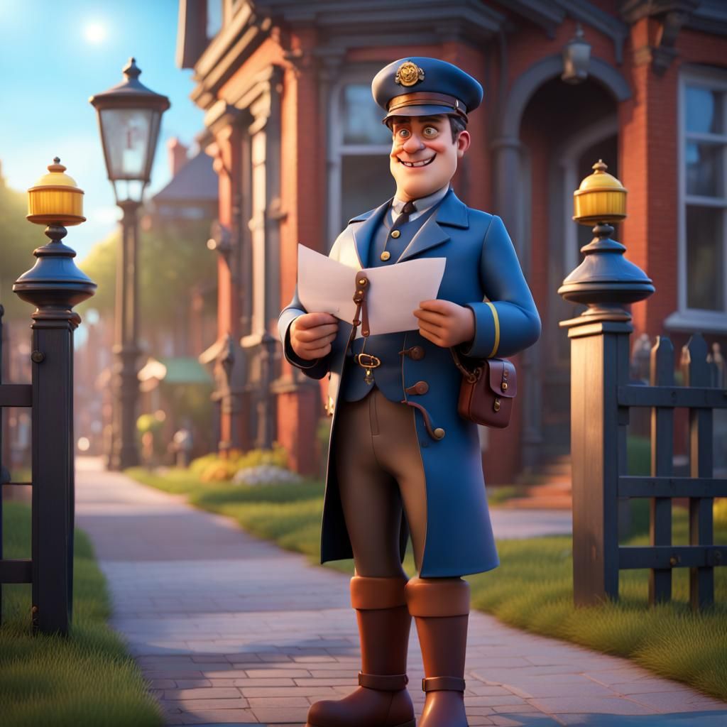 Pixar Steampunk Mailman
