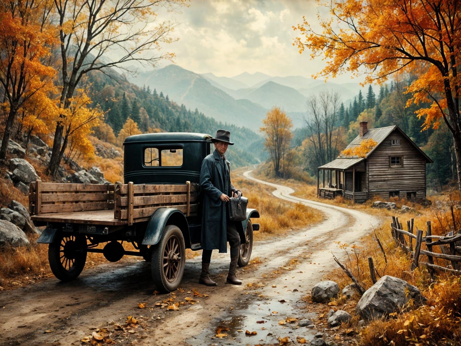 Country doctor making a house call in rural North Carolina.