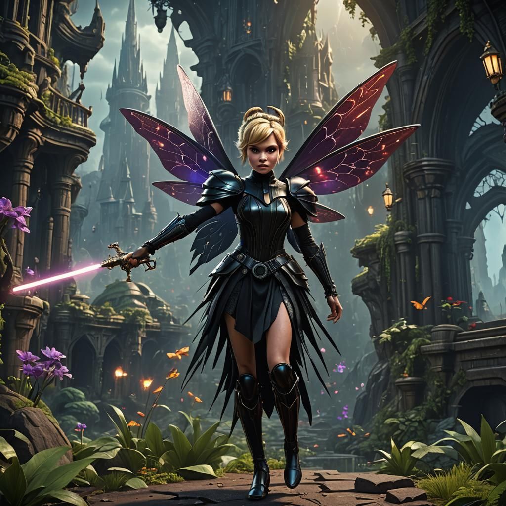 Darth Tinkerbell Matte Painting in Unreal Engine 5
