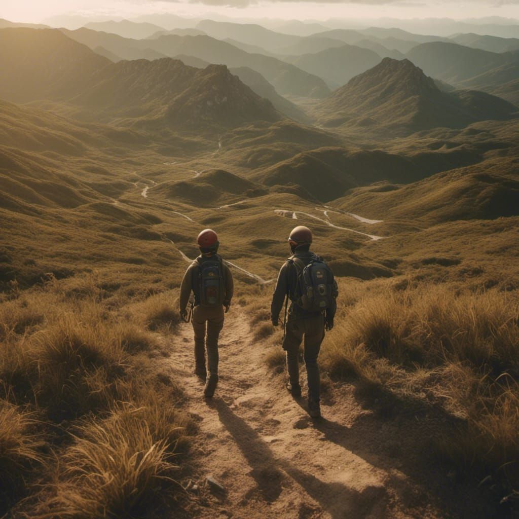 Cinematic Sci-Fi Journey in Film Still