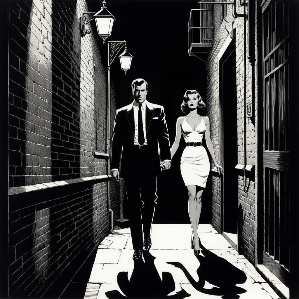 Seductive Siren Lures Innocent Man into Vintage Trap