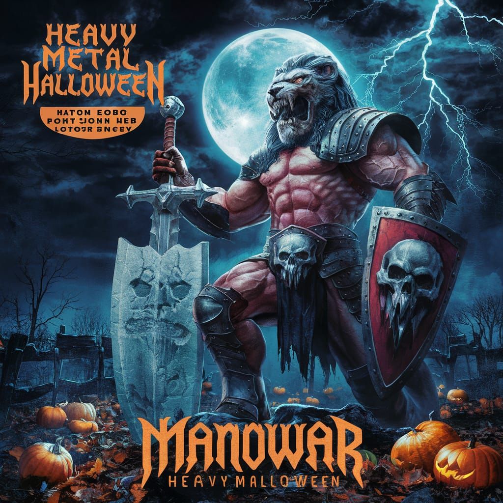 Heavy Metal Halloween Album Cover Art