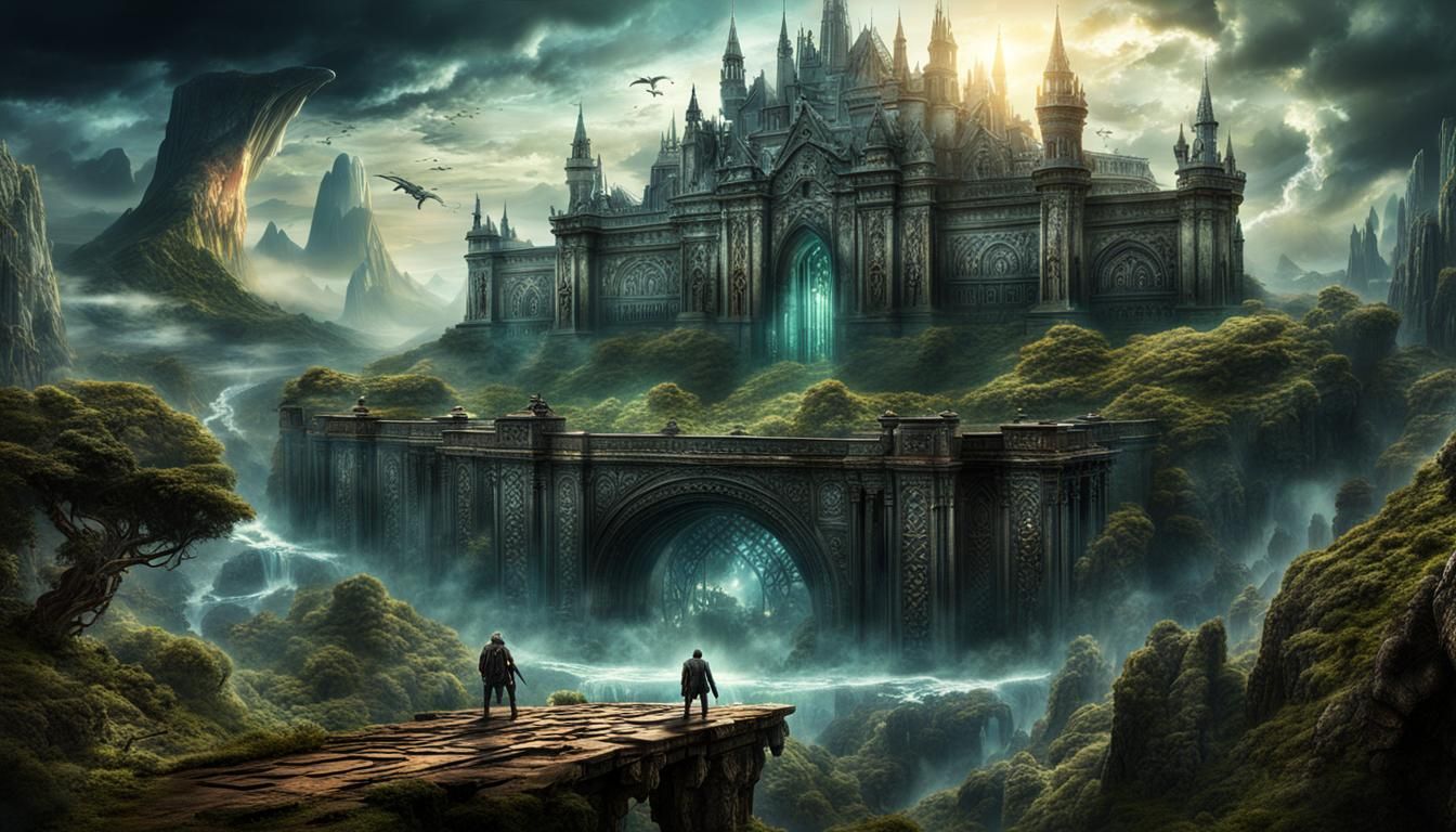 Epic Fantasy Adventure DVD Cover: Digital Matte Painting