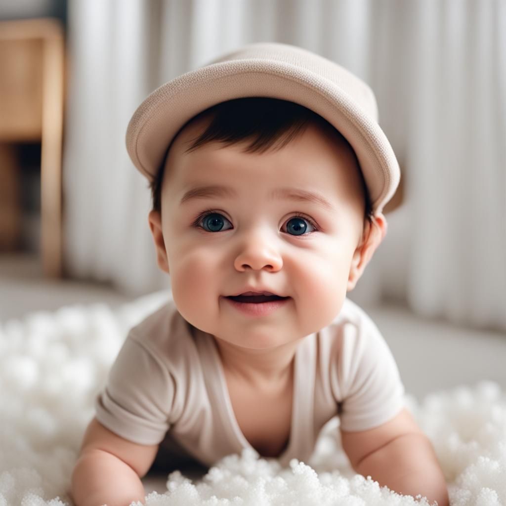 Adorable Baby Image Generated by AI