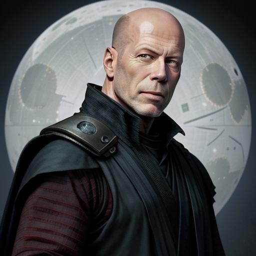 Jedi Knight on Coruscant at Night