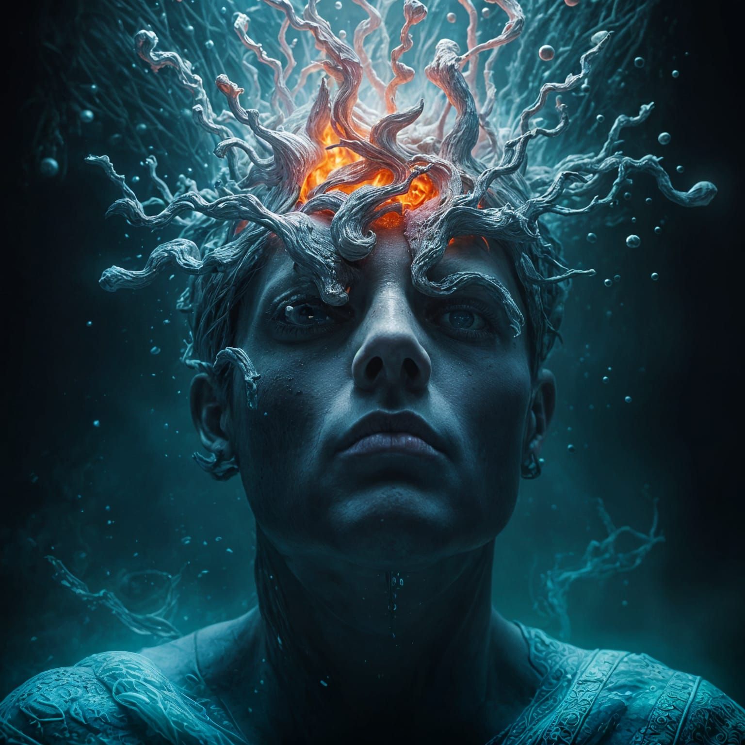 Surreal Depression: An Intricate Fantasy Concept