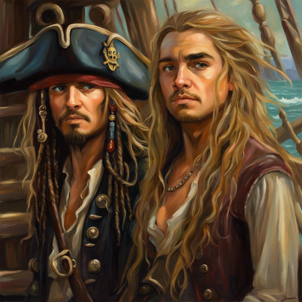 Inclusive Pirates Reboot: Group Portrait in Oil Painting Sty...