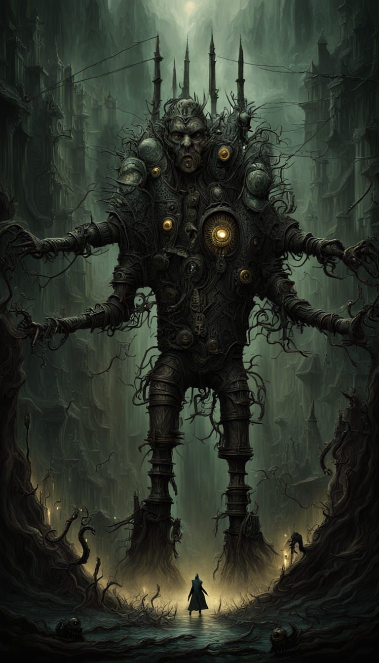 Gothic Ahsoka Tano Reimagined as Dark Frankenstein's Monster