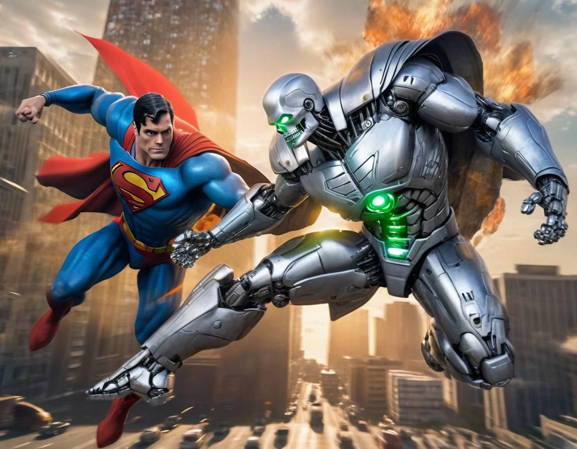 DC FIGHT SCENE 1 : Superman VS. Metallo