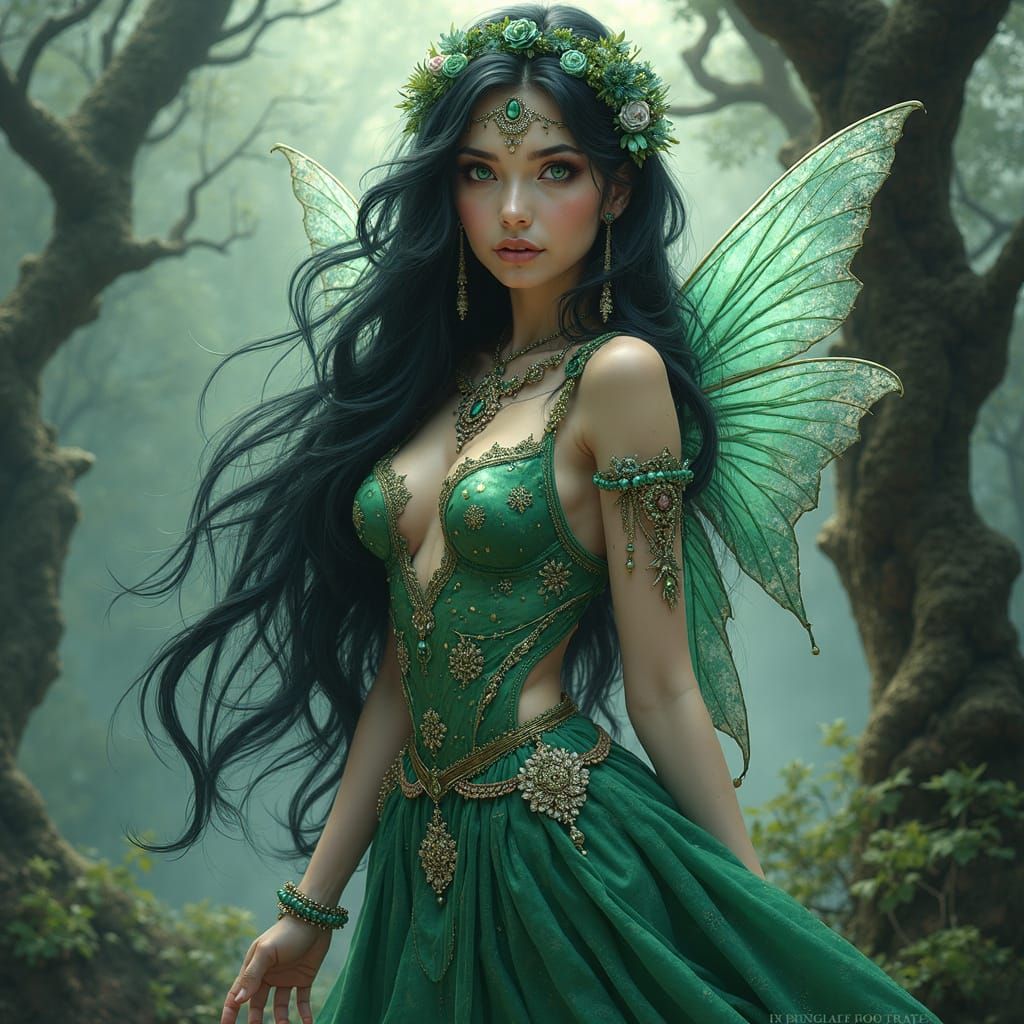 Enchanting Fairy in Mystical Forest