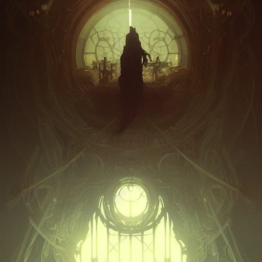 Dark Fantasy: The Watcher, Hyperdetailed Concept Art