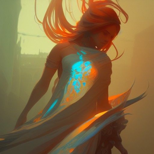 Comfort: Dynamic Lighting Concept Art in Orange and Teal