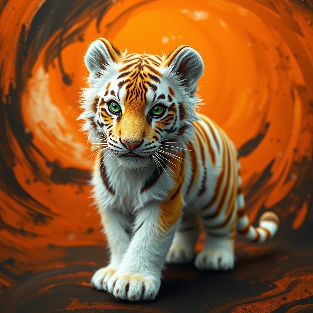 A Cute Tiger