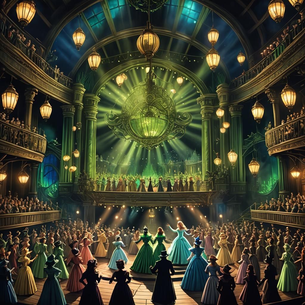 Wicked Musical Performance in Belle Époque Style
