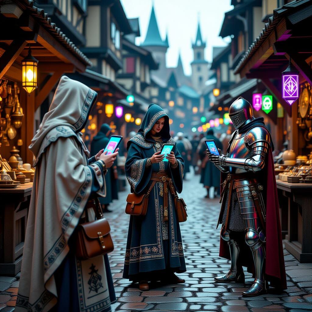 Medieval Cyberpunk: Holograms in the Middle Ages