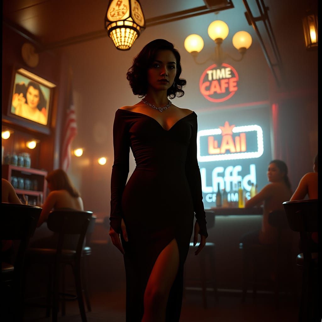 Philippine Femme Fatale in Film Noir Style