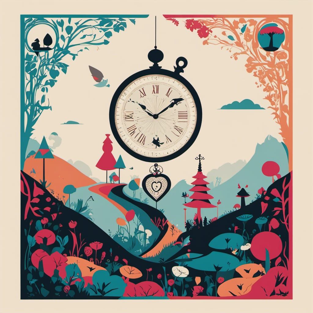 Minimalist Alice in Wonderland Studio Photo