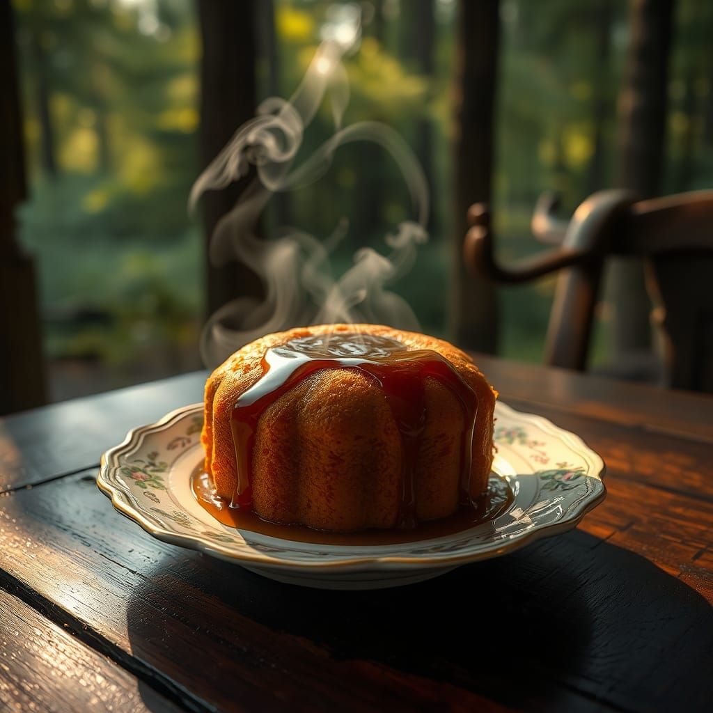 Moravian Sugar Cake in Mystical Forest Glade