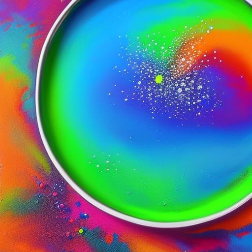 Holi, Dhak, Palash, Holi colours, gulal, Indigo, graffiti art, splash art, street art, spray paint, oil gouache melting,...