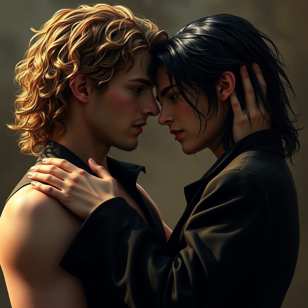 Ethereal Vampire Lovers in Moody, Golden Light