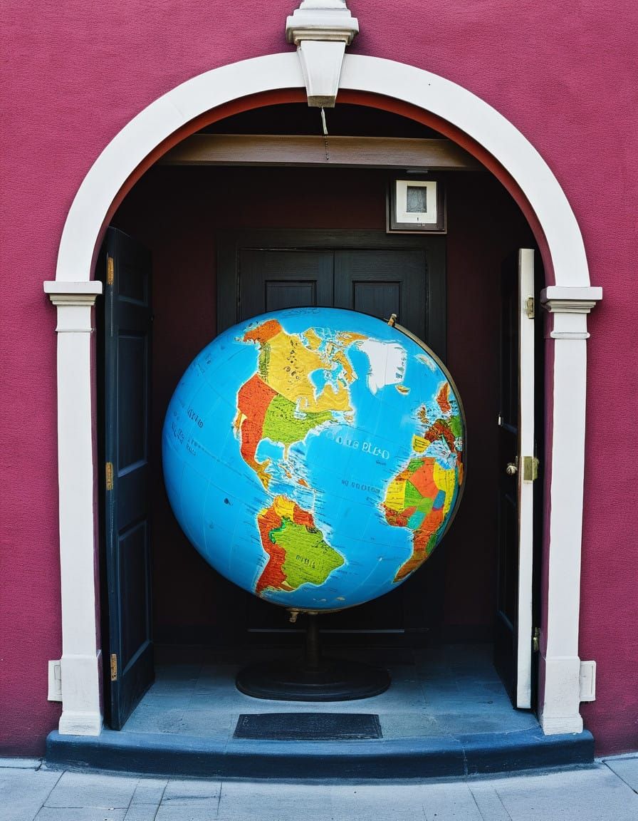 The Humorous Side of a Global Entrance