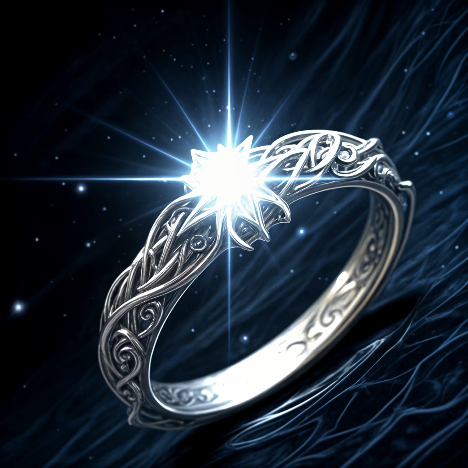 The White Ring Nenya: A Digital Fantasy Masterpiece