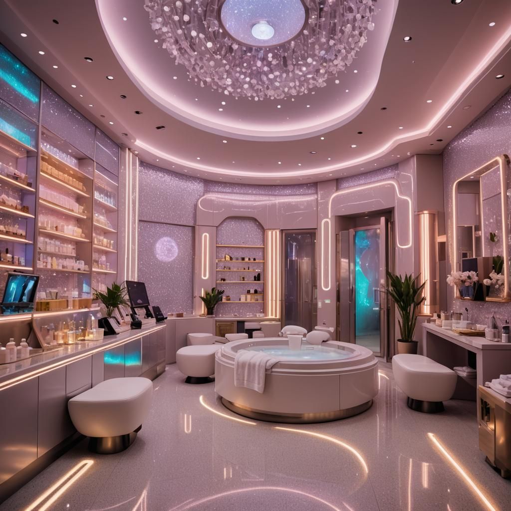 Y2K Futurism SPA with Pop Music Theme