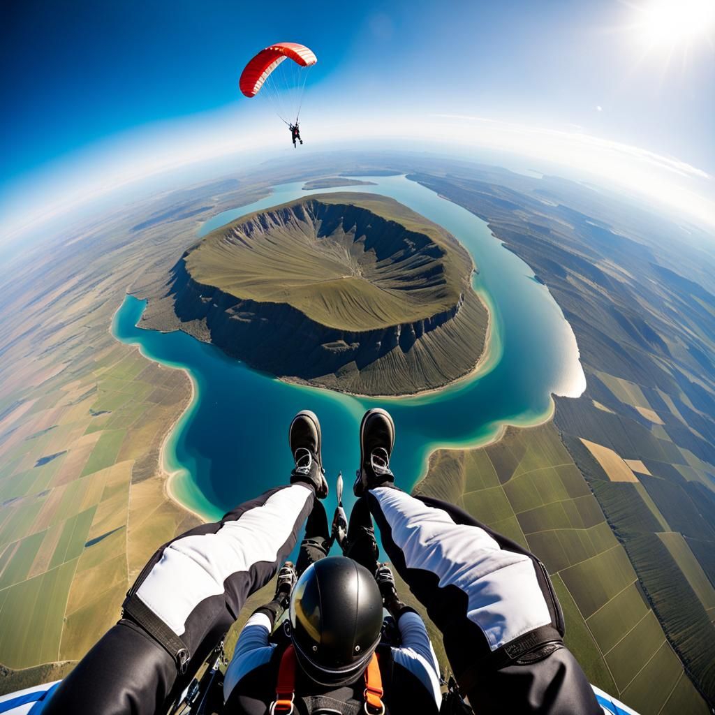 A breathtakingly picturesque (((point of view))), representi...