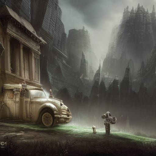 Epic Cinematic Bug in Detailed Digital Matte Painting