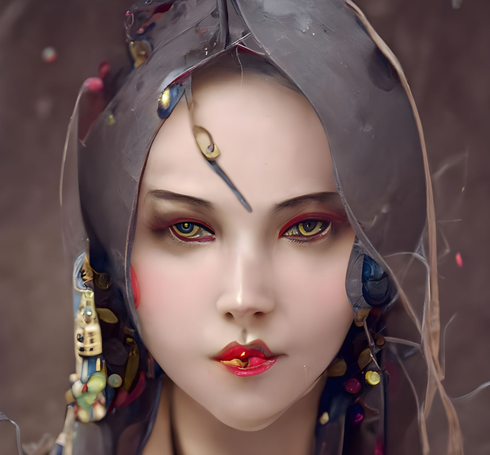 Pirate Queen Zheng Yi Sao: Digital Art Deco Painting
