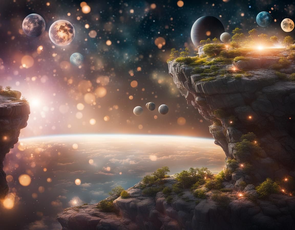 Dreamlike Space Islands: Professional Photography