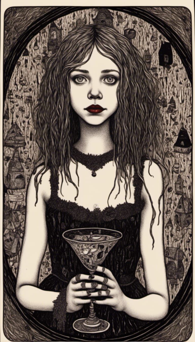 Scarlett Johansson in Graphic Novel Style