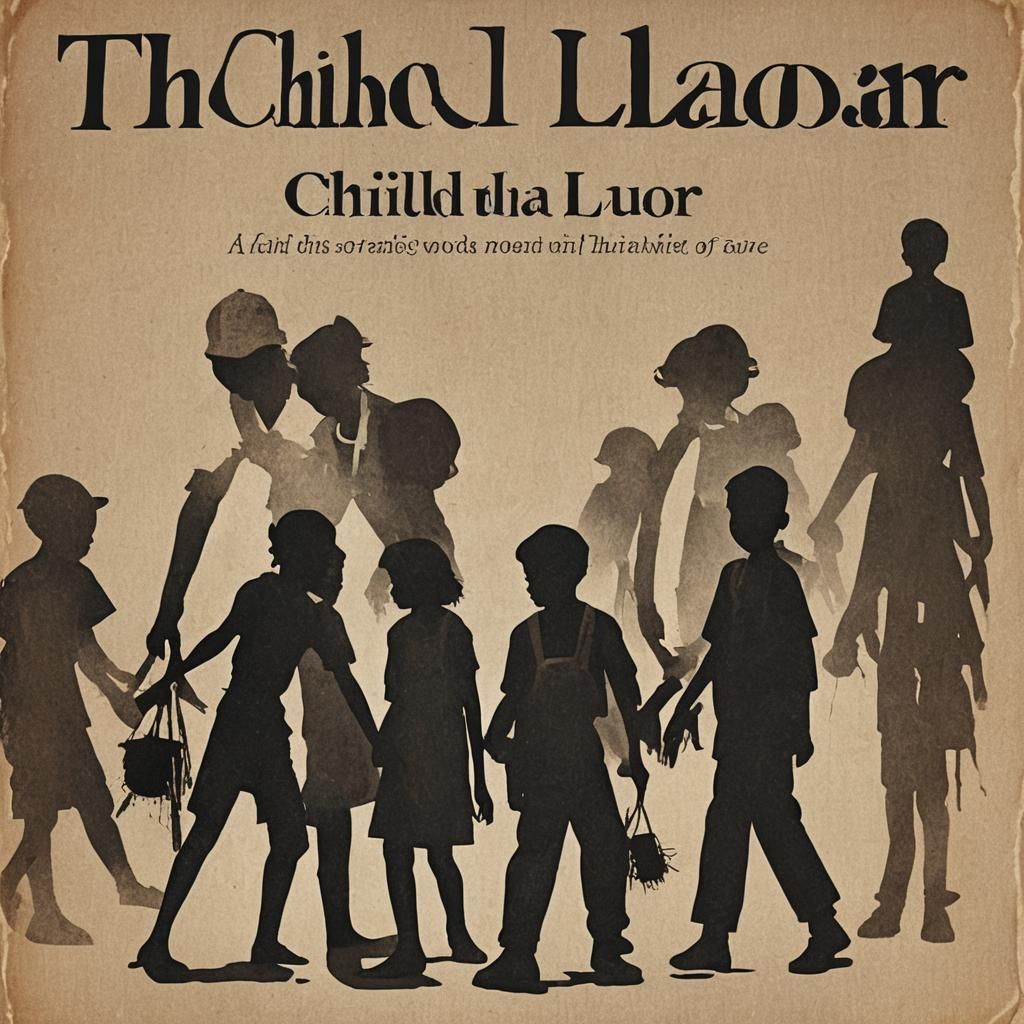 Powerful Image of Child Labor Silhouettes