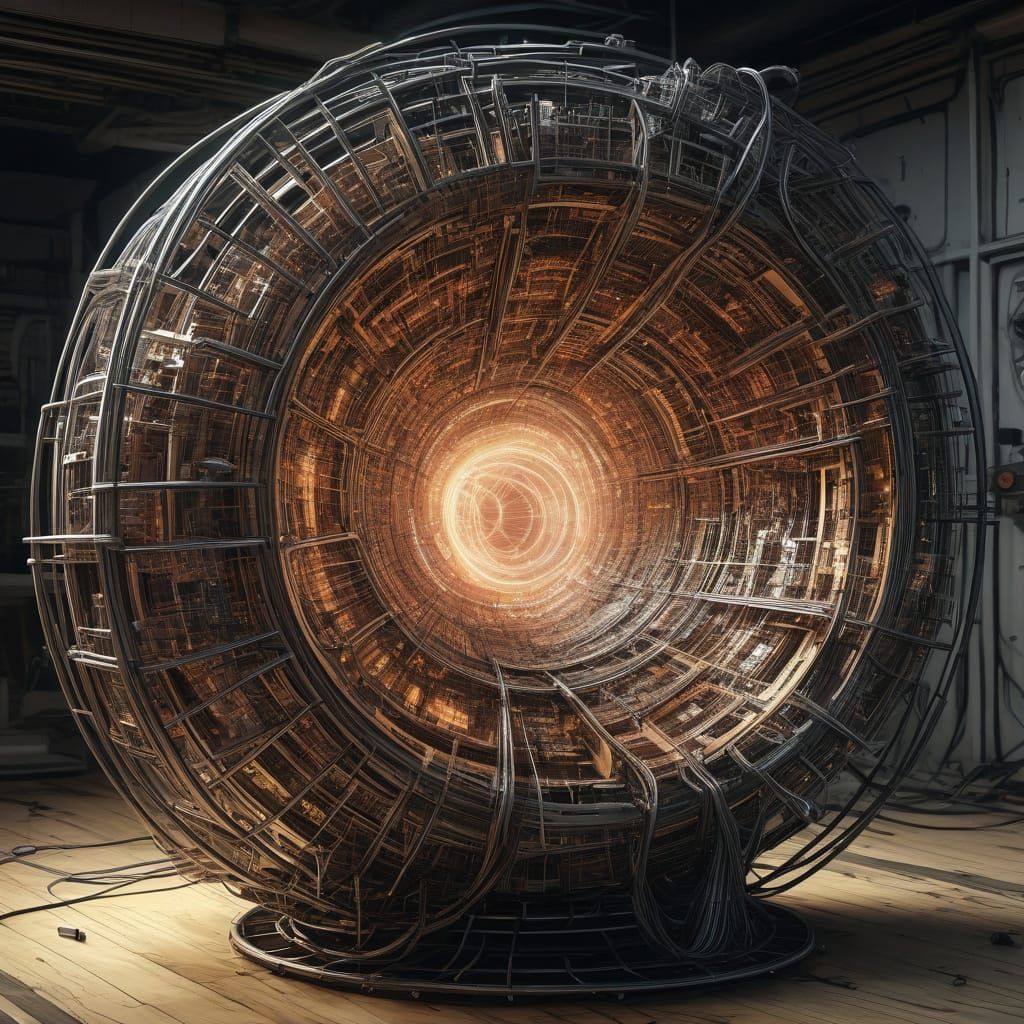 Schematic Vacuum Plasma Torus Disappearing into Event Horizo...