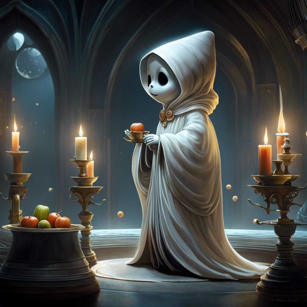 Adorable Little Ghost Concept Art