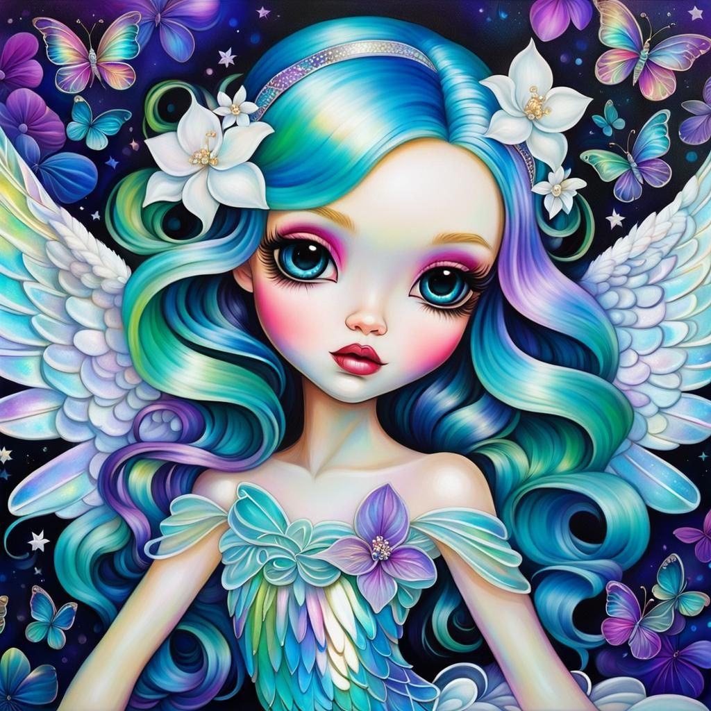 Kaleidoscopic Frenzy: The Vivid Visionary