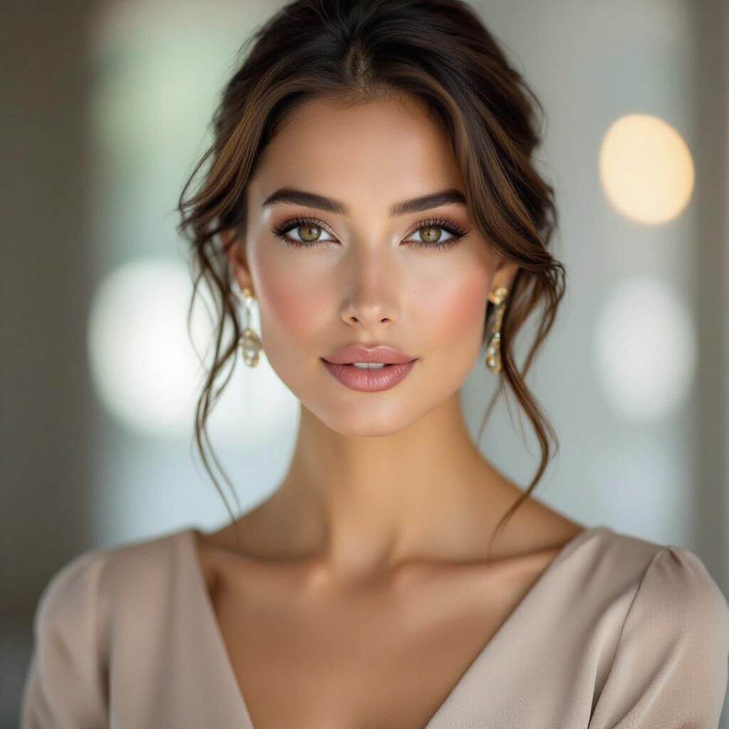 Elegant Woman Portrait in Professional Style