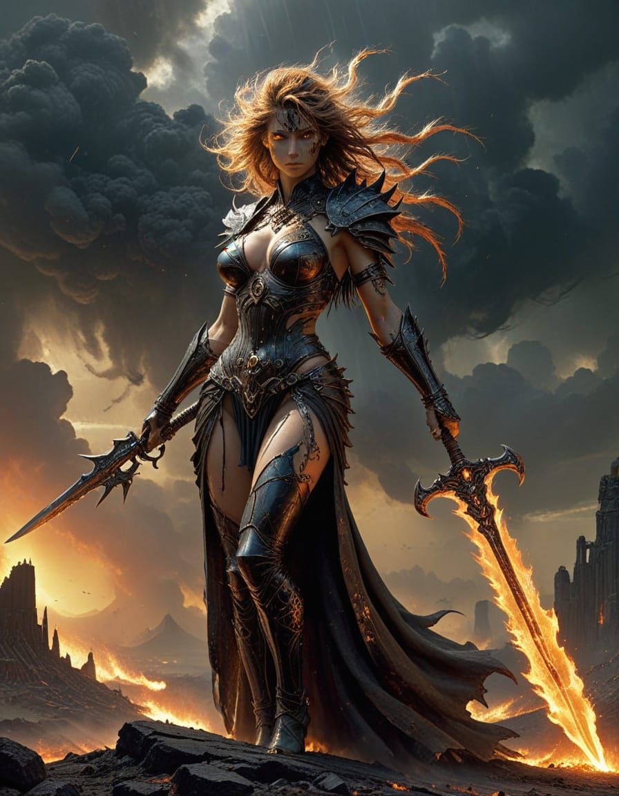 Solara, former Goddess of the Sun V