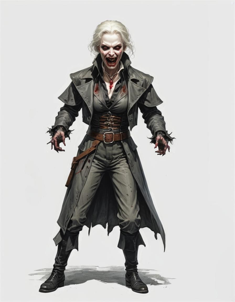 Elegant English Vampire Portrait