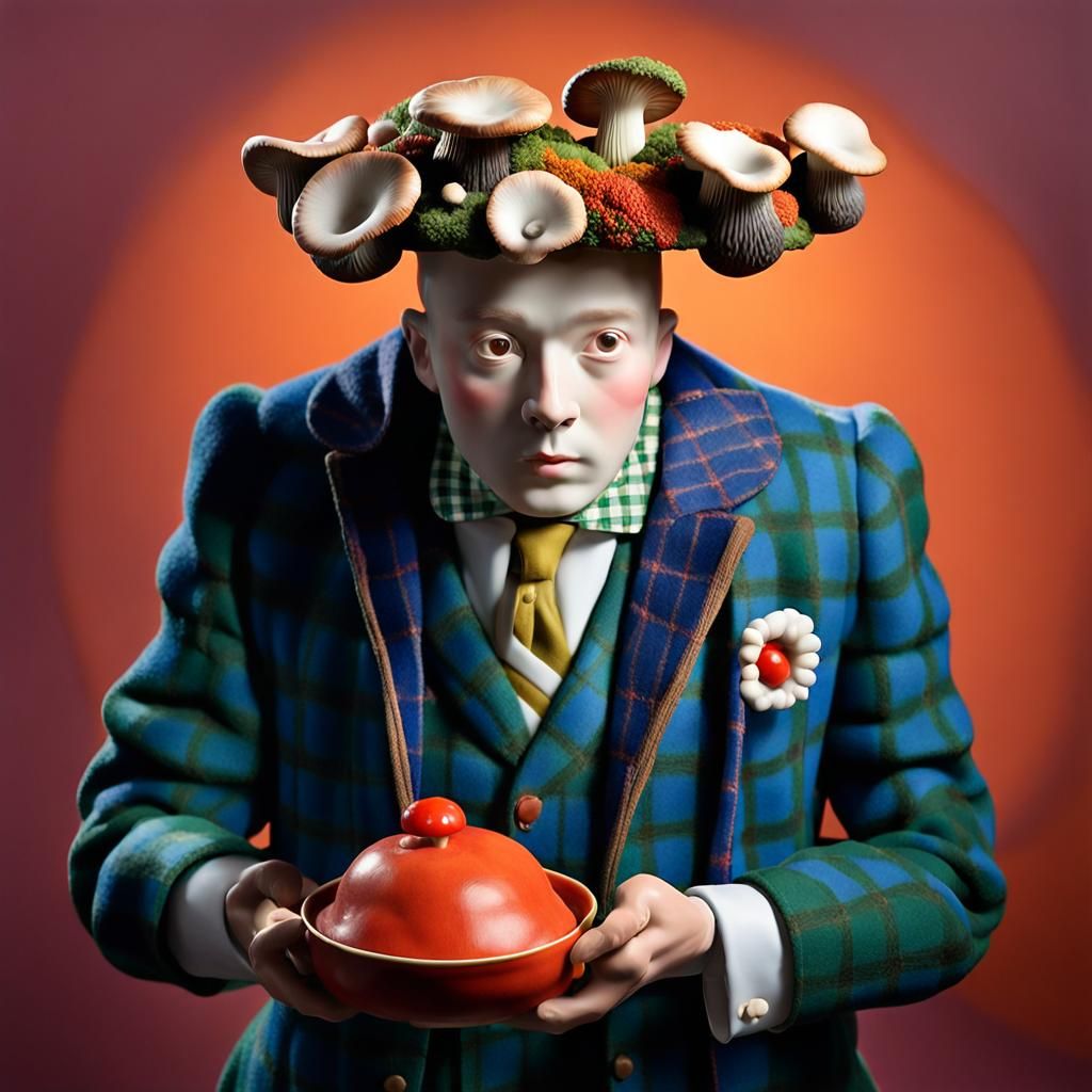 Mushroom Ceremony: A Digital Sculpture in Forest