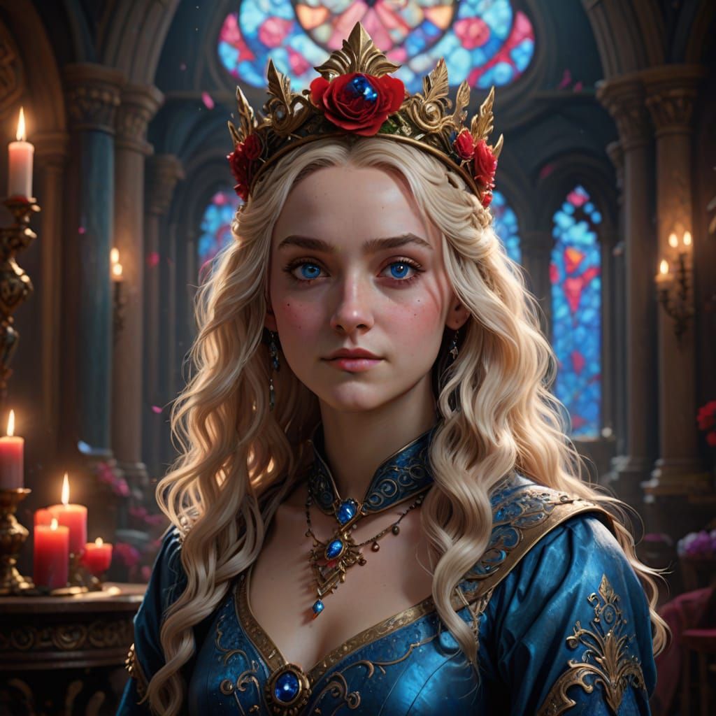 Luna Lovegood in Enchanted Valentine's Day Attire