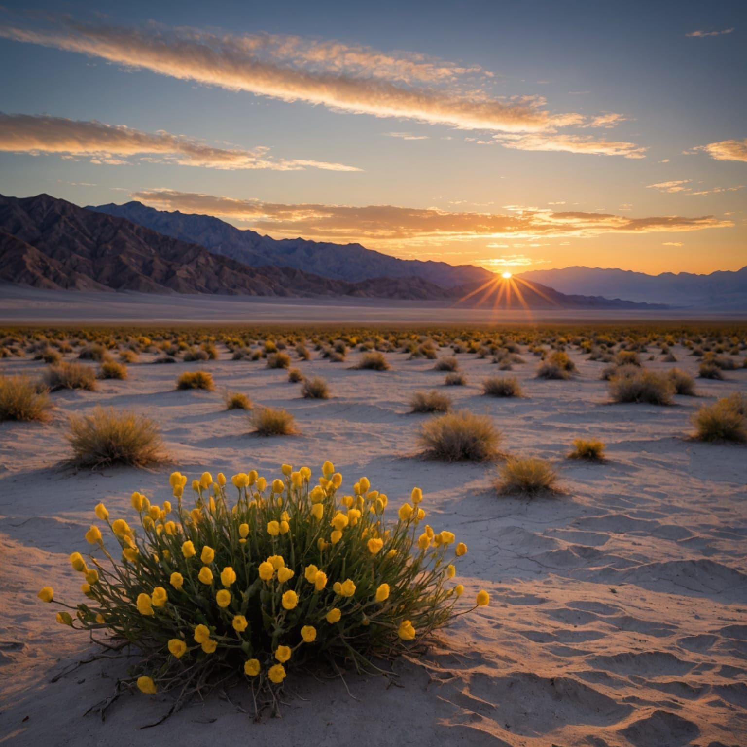 Spectacular Sunrise in Death Valley Photography