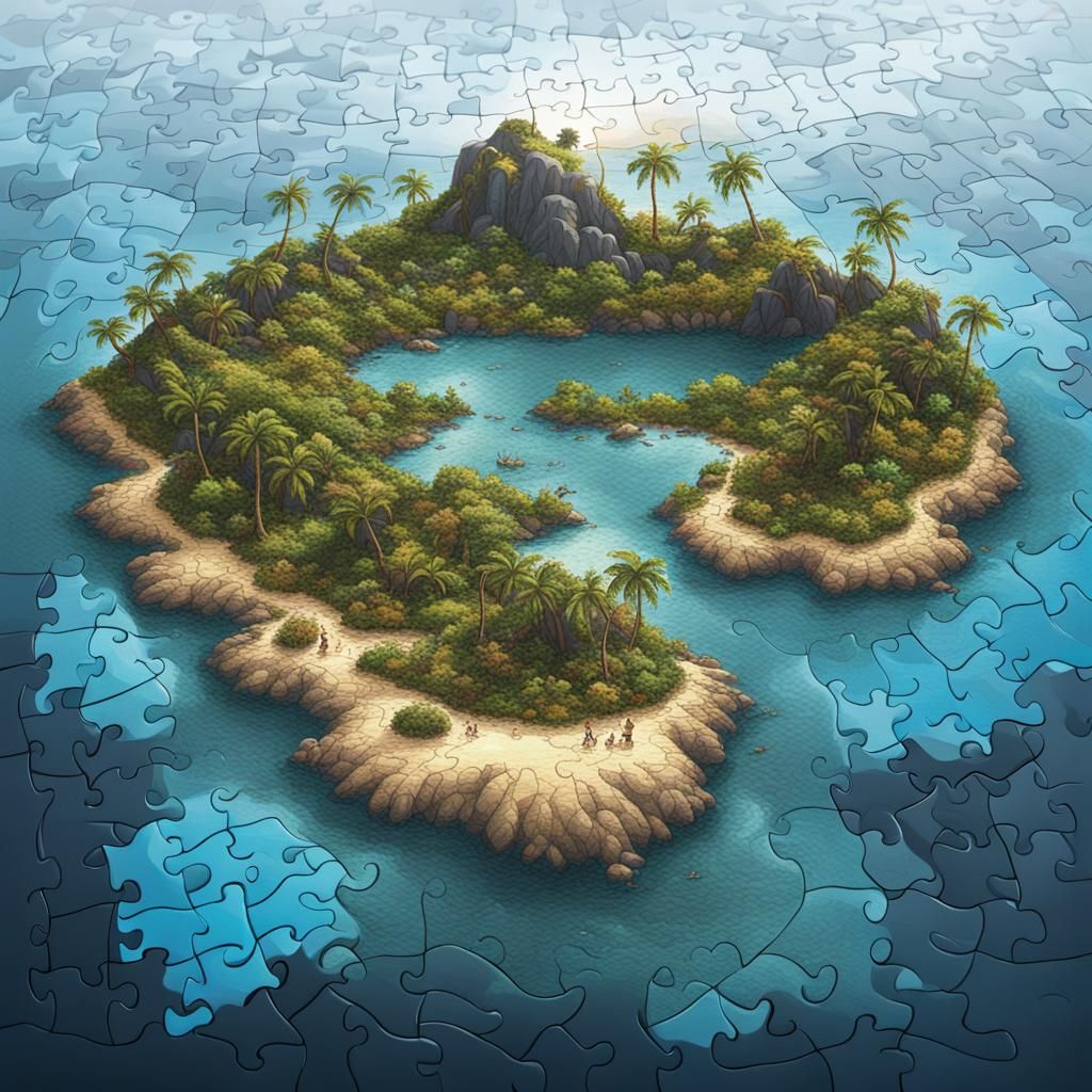 Island Jigsaw Puzzle: A Tropical Escape