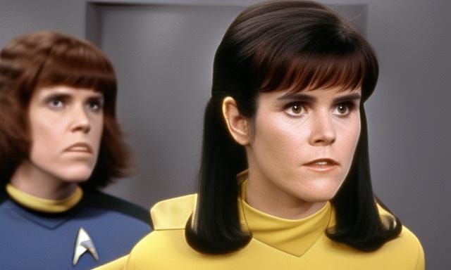 Ally Sheedy in Star Trek Uniform