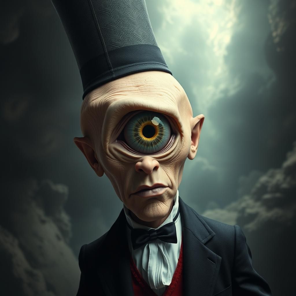 He got ju-ju eyeball, he one holy roller