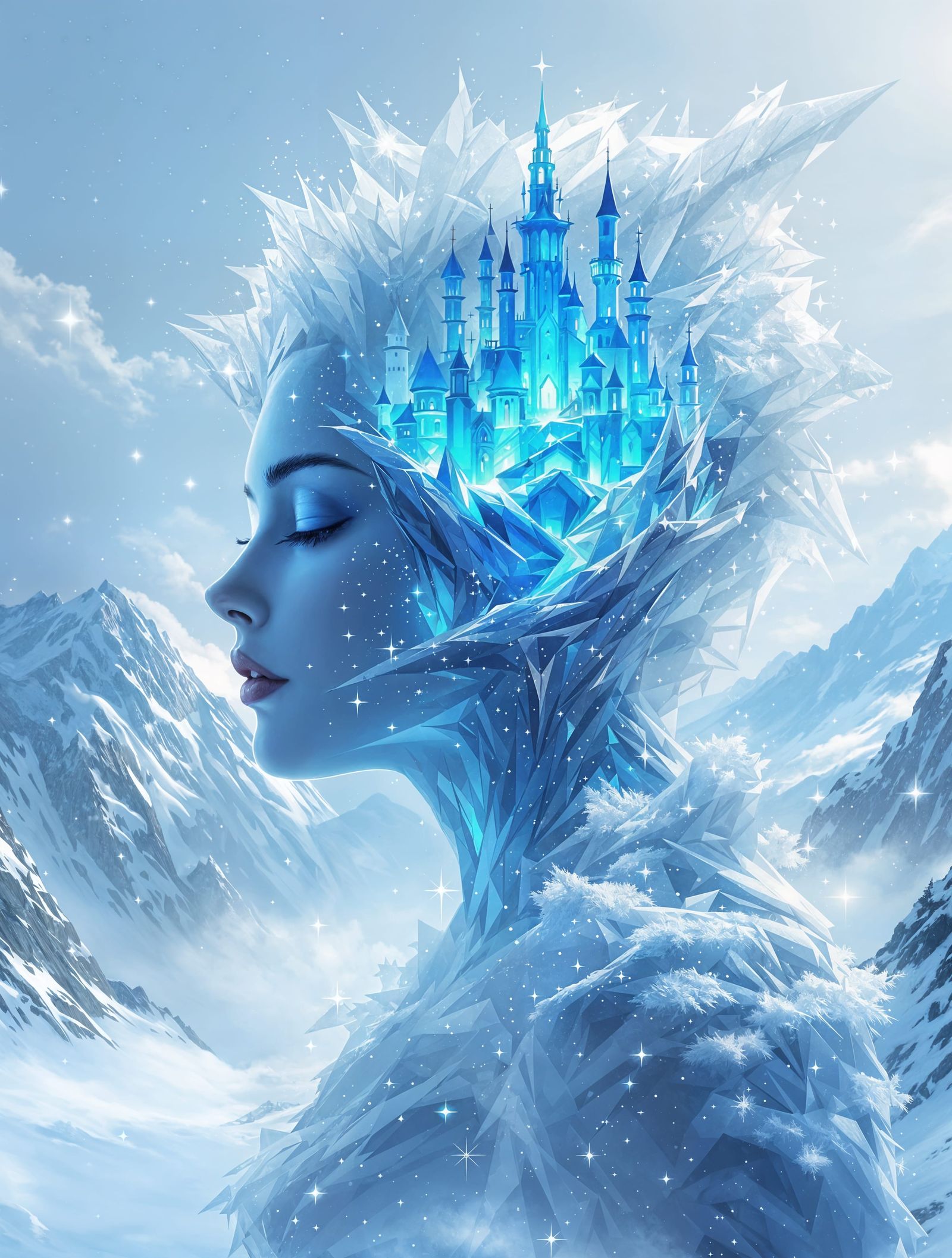 Winter Spirit of Serene Majesty