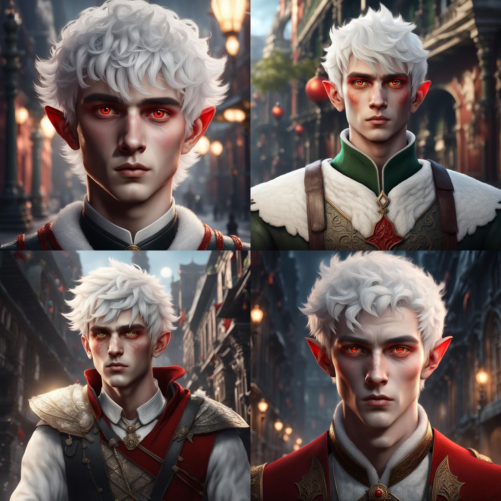 Elf Boy Portrait in 1920s New Orleans